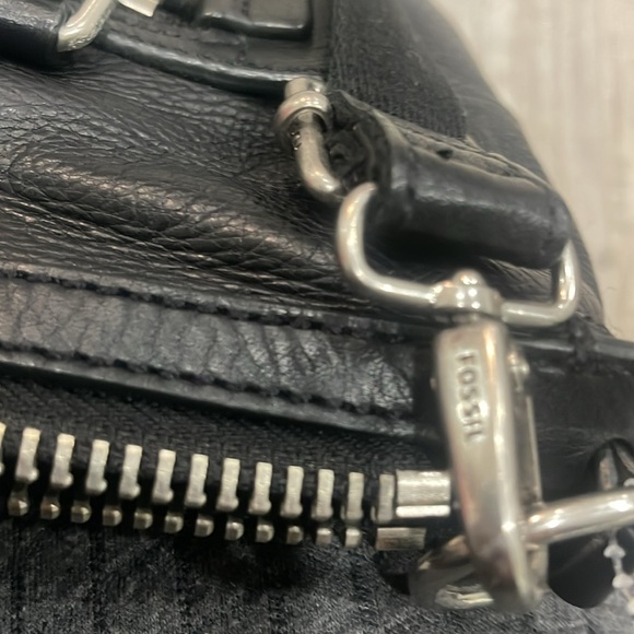 Fossil Dawson Satchel black- garmentory - Picture 8 of 10